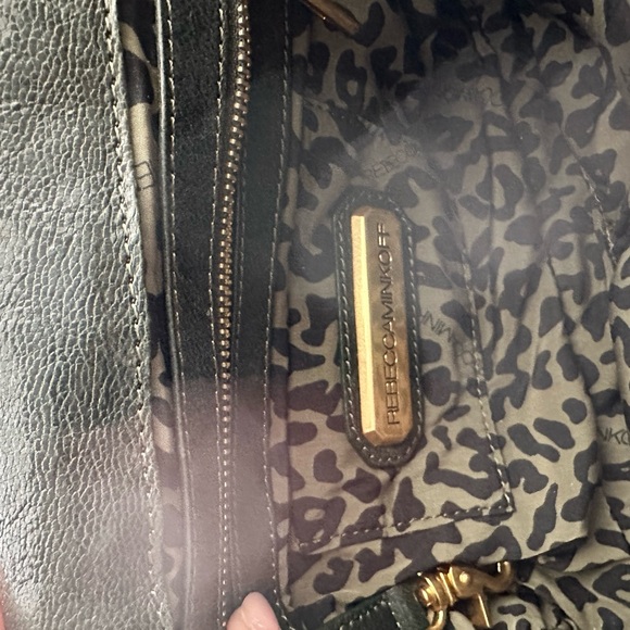 Rebecca Minkoff Green quilted handbag with gold chains - Picture 10 of 13